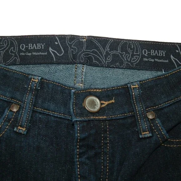 Q-Baby Wranglers Jeans Women’s 5/6 x 36 Dark Wash - Picture 5 of 11